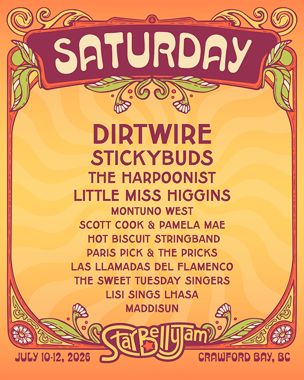 Saturday Lineup