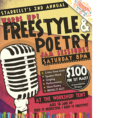 Words Up! Poetry & Freestyle Contest hosted by Charles Reynolds